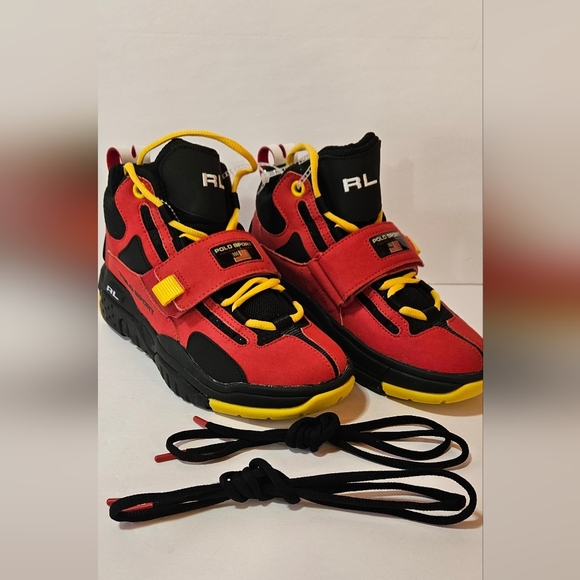 NEW POLO RALPH LAUREN Unisex-Child Ps 100 (Little Big Kid) Sneaker 6 - Picture 7 of 7